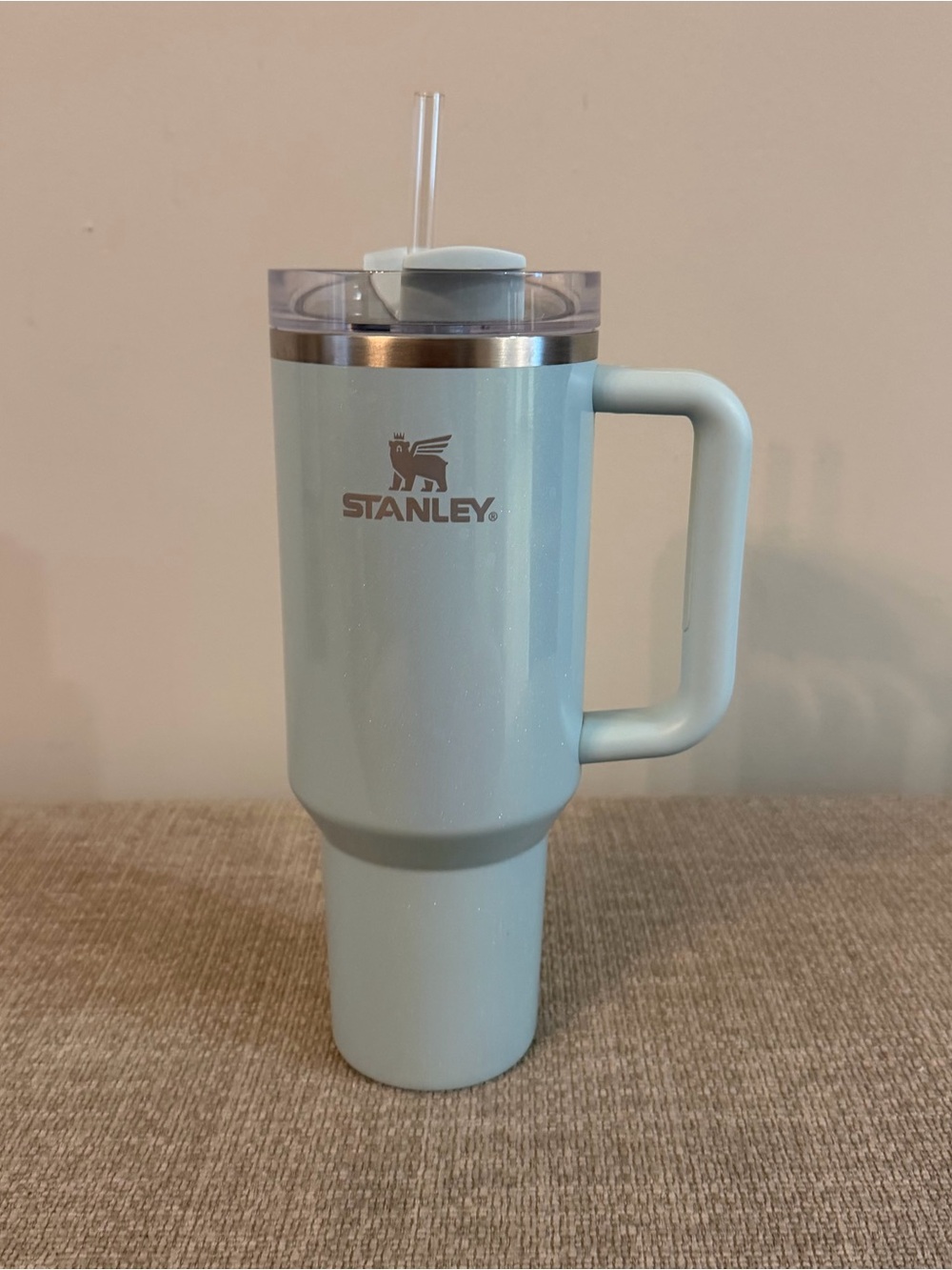Stanley 40 oz Stainless Steel H2.0 FlowState Quencher Tumbler Blueberry Milk